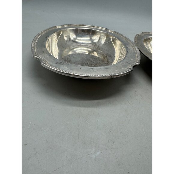 Vintage Oval Serving Bowls With Ornate Rim Detailing Set Of 2 oval 11.5" READ - Picture 6 of 16